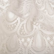 Ivory Raschel Lace Dress Fabric 145cm Wide